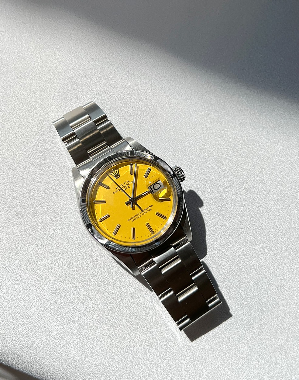 [ Vintage ] ROLEX Oyster Perpetual Date - Yellow